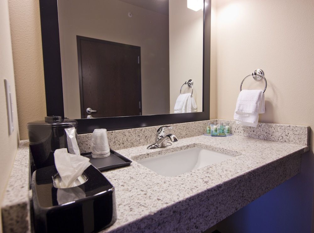 Cobblestone Inn & Suites - Manning Room, 1 King Bed, Accessible Roll in Shower, Non Smoking 10