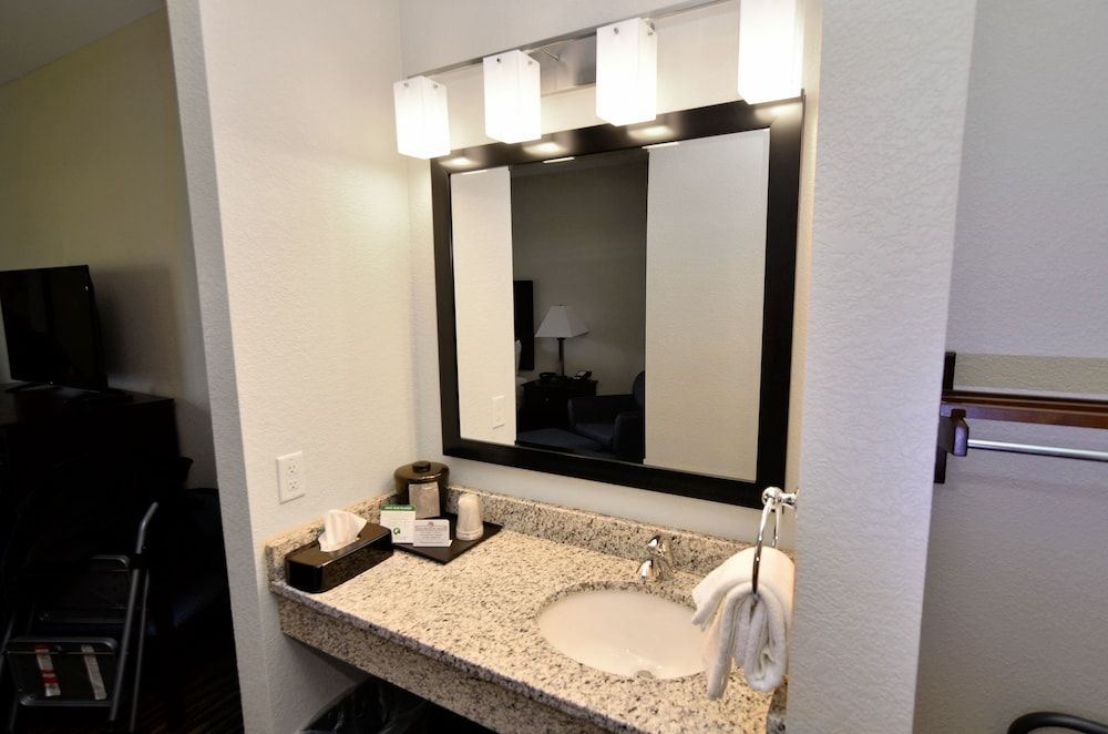 Cobblestone Inn & Suites - Manning Room, 1 King Bed, Accessible Roll in Shower, Non Smoking 4