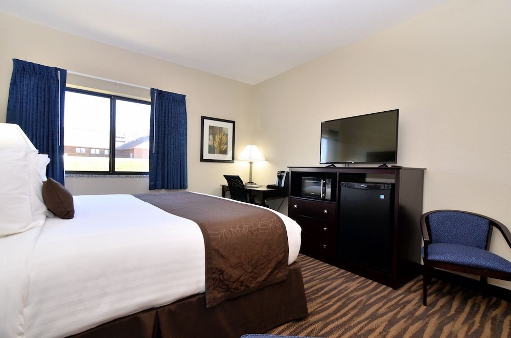 Cobblestone Inn & Suites - Manning Room, 1 King Bed, Accessible Roll in Shower, Non Smoking 2