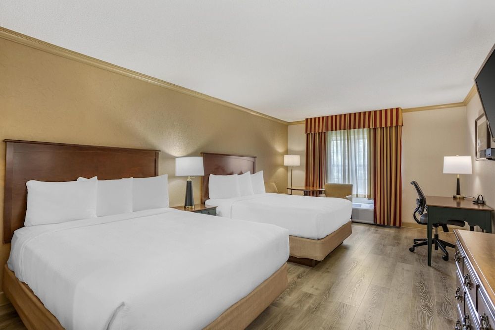 Standard Room, 2 Queen Beds, Non Smoking, Refrigerator & Microwave