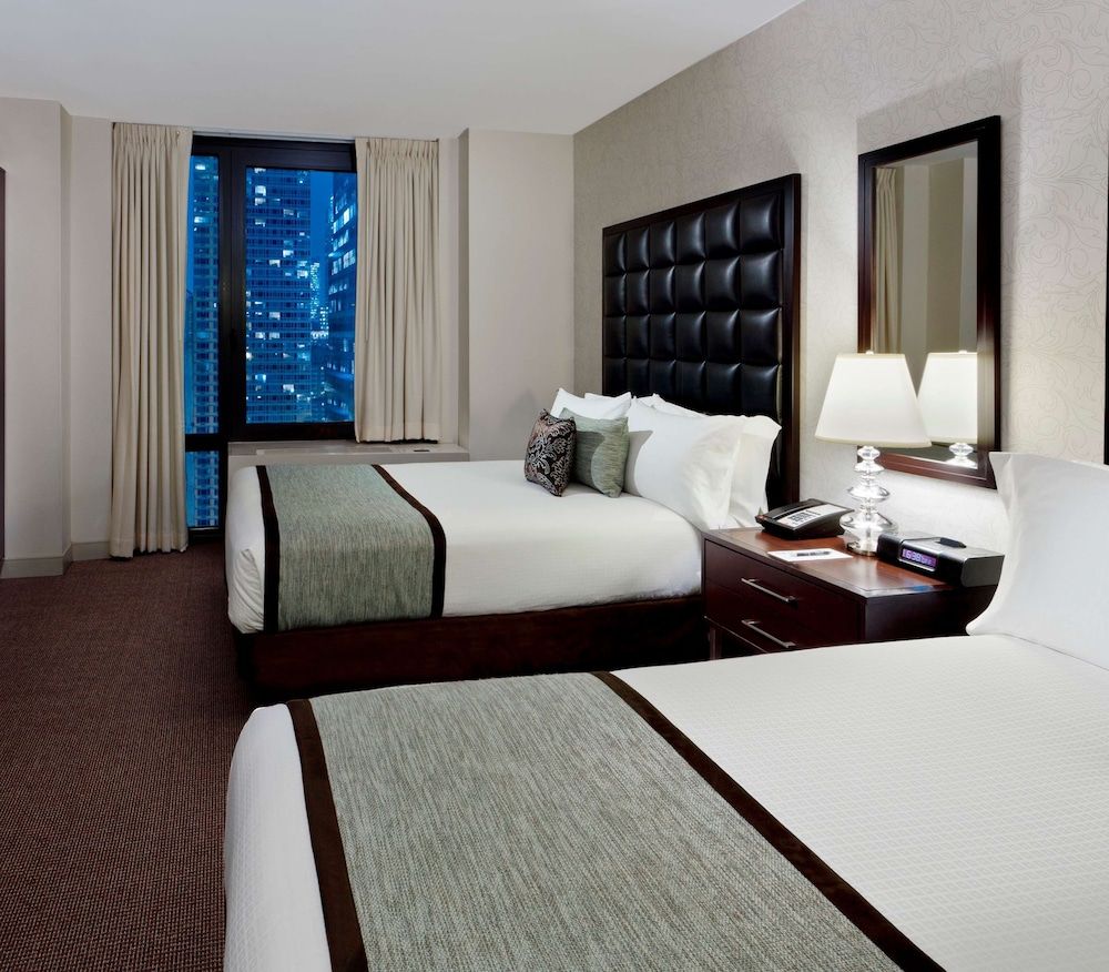Room, 2 Double Beds, Accessible (Mobility, Roll-in Shower)