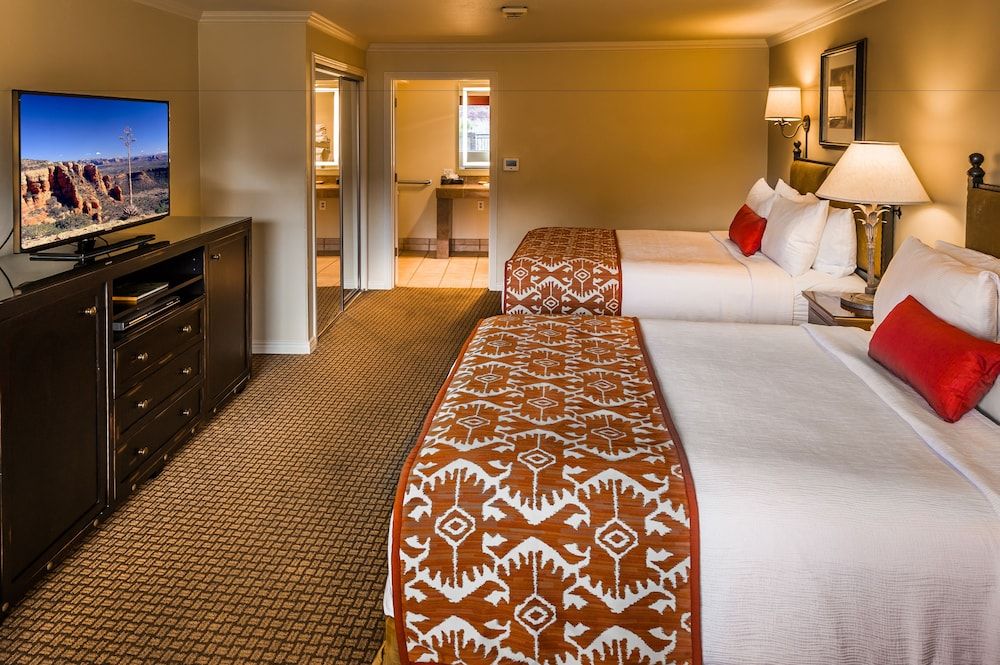 Standard Room, 2 Queen Beds, Non Smoking, Refrigerator (Red Rock View)