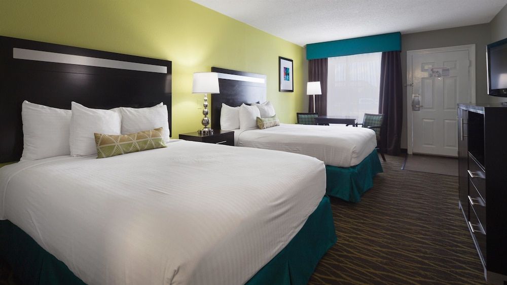 Standard Room, 2 Queen Beds, Smoking, Refrigerator & Microwave