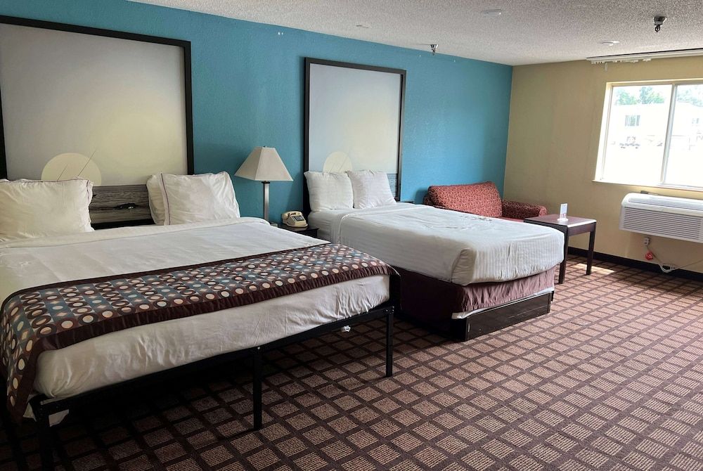 Double Room, 2 Double Beds, Non Smoking