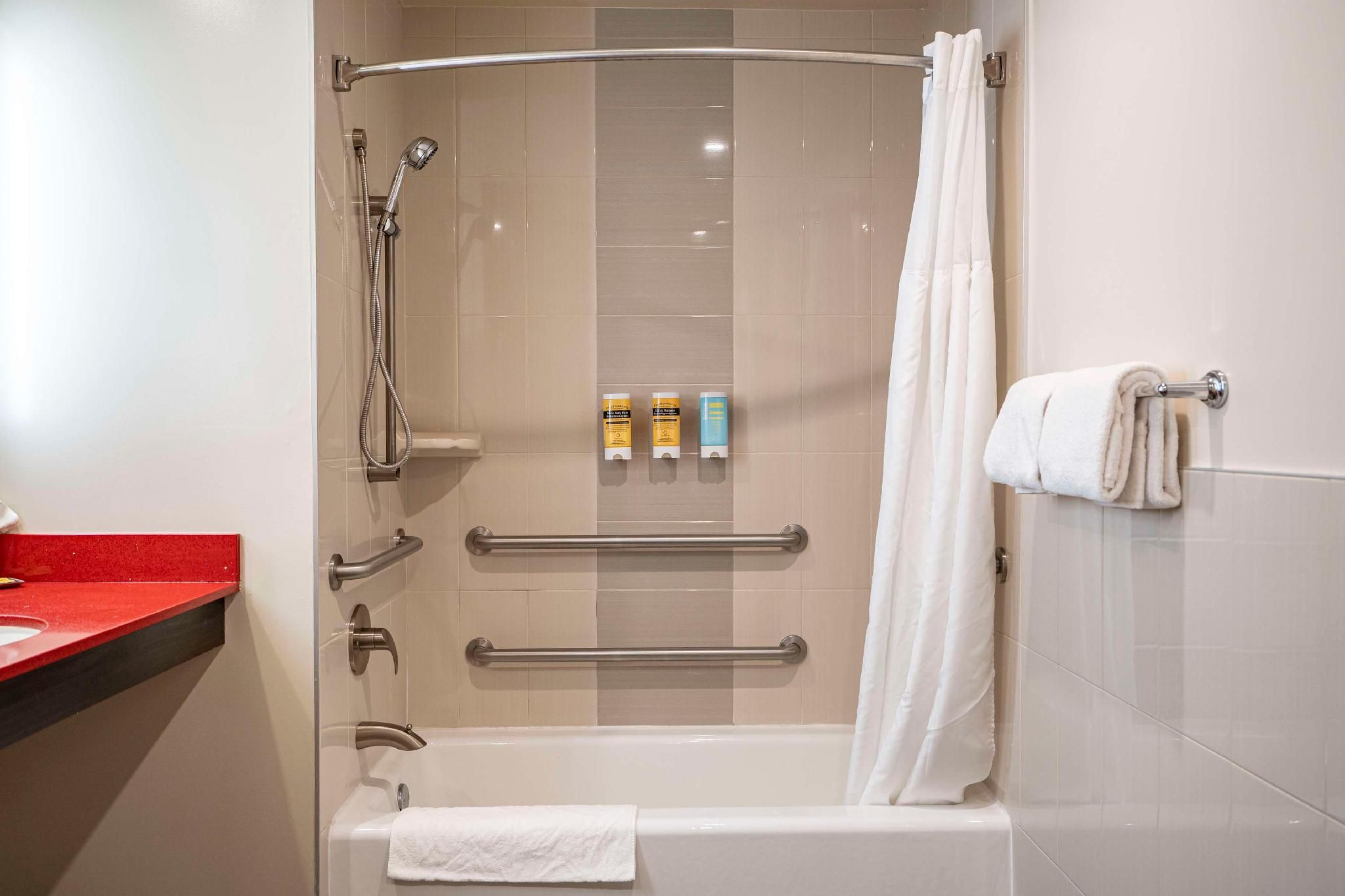 Accessible - Suite 1 King Bed, Mobility Accessible, Walk In Shower, Bathtub, Refrigerator, Wi-fi, No