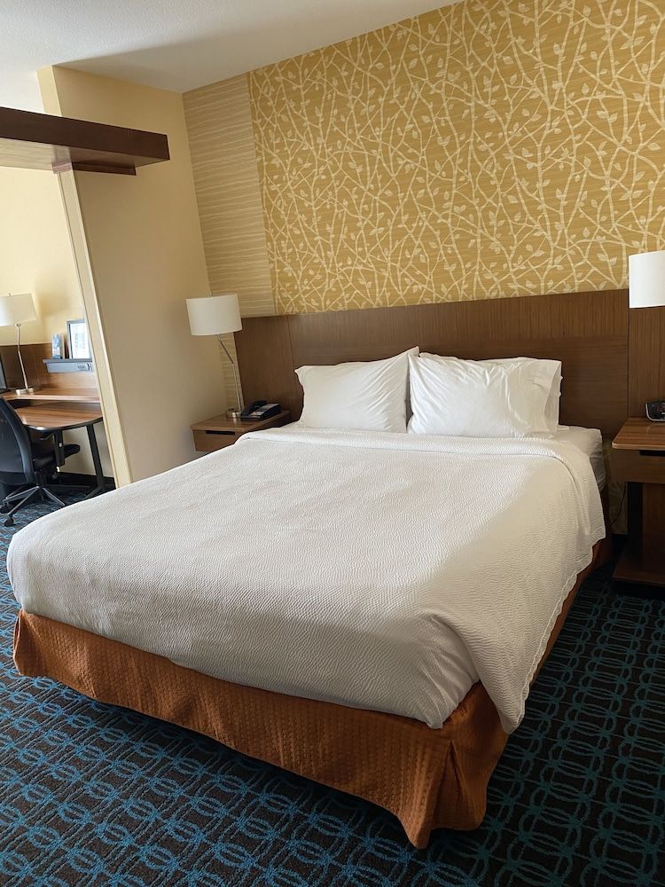Suite, 1 King Bed with Sofa bed (Hearing Accessible)