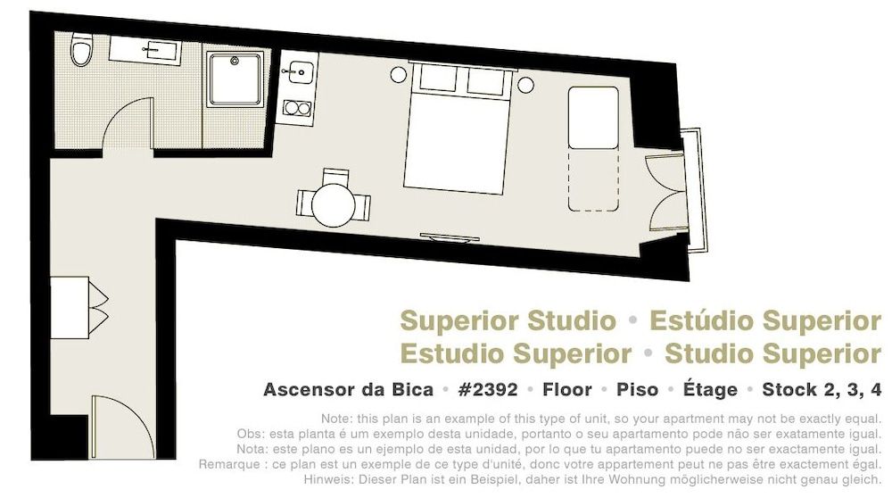 Lisbon Serviced Apartments - Ascensor da Bica Superior Studio, City View 21