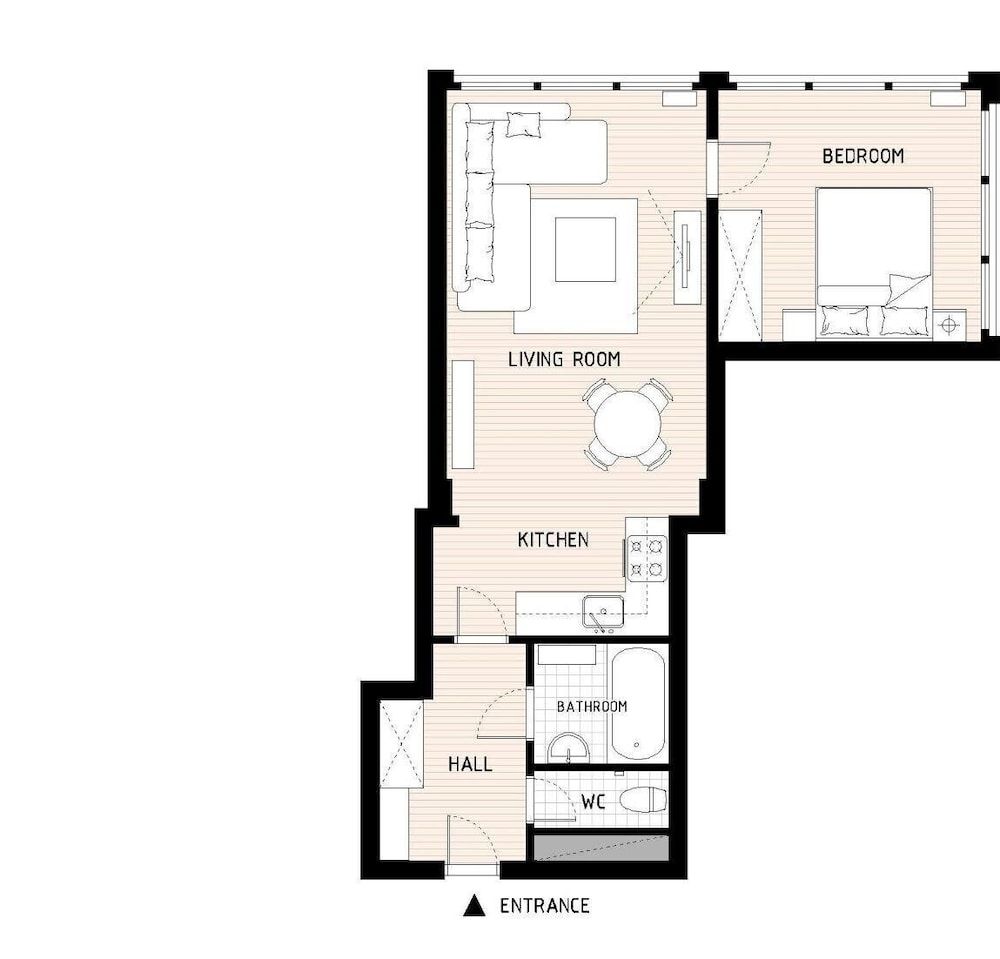 Room layout blue print