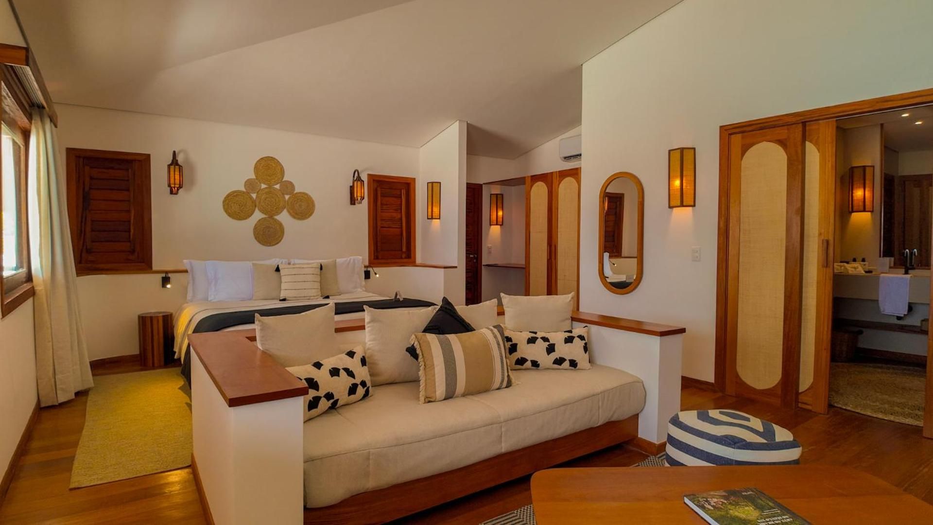Deluxe One-Bedroom Apartment with Garden View