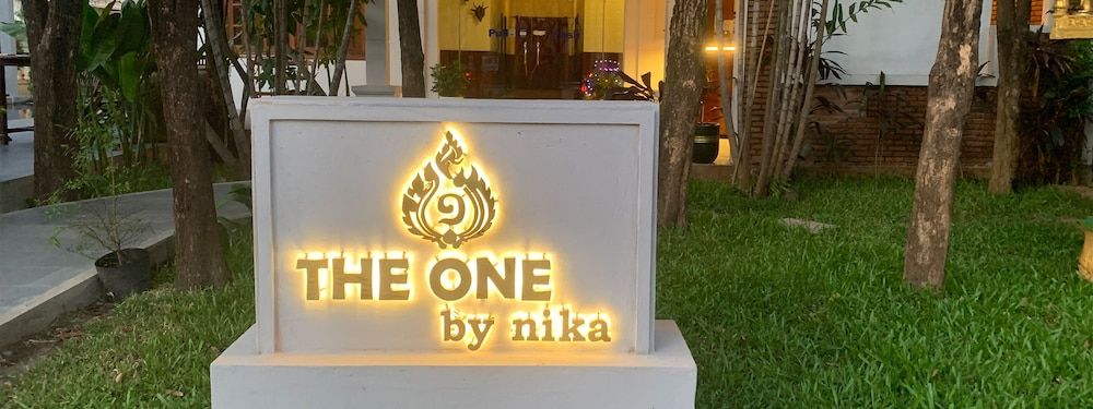 Outdoor banquet area