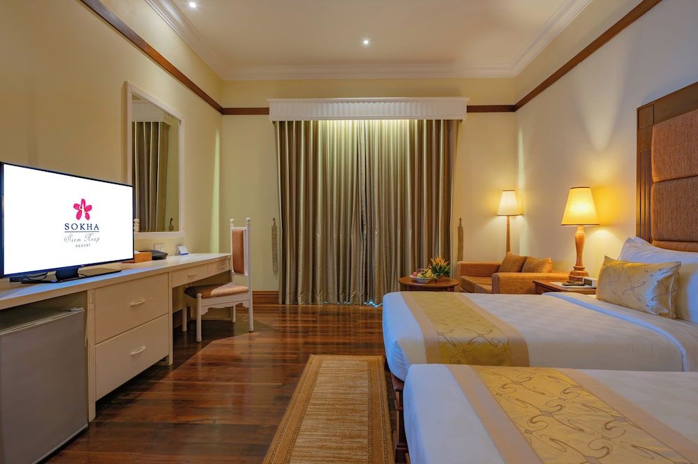 Sokha Siem Reap Resort & Convention Center Deluxe Twin Room Garden View 2