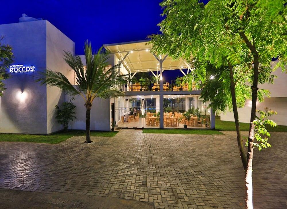 Front of property - evening/night