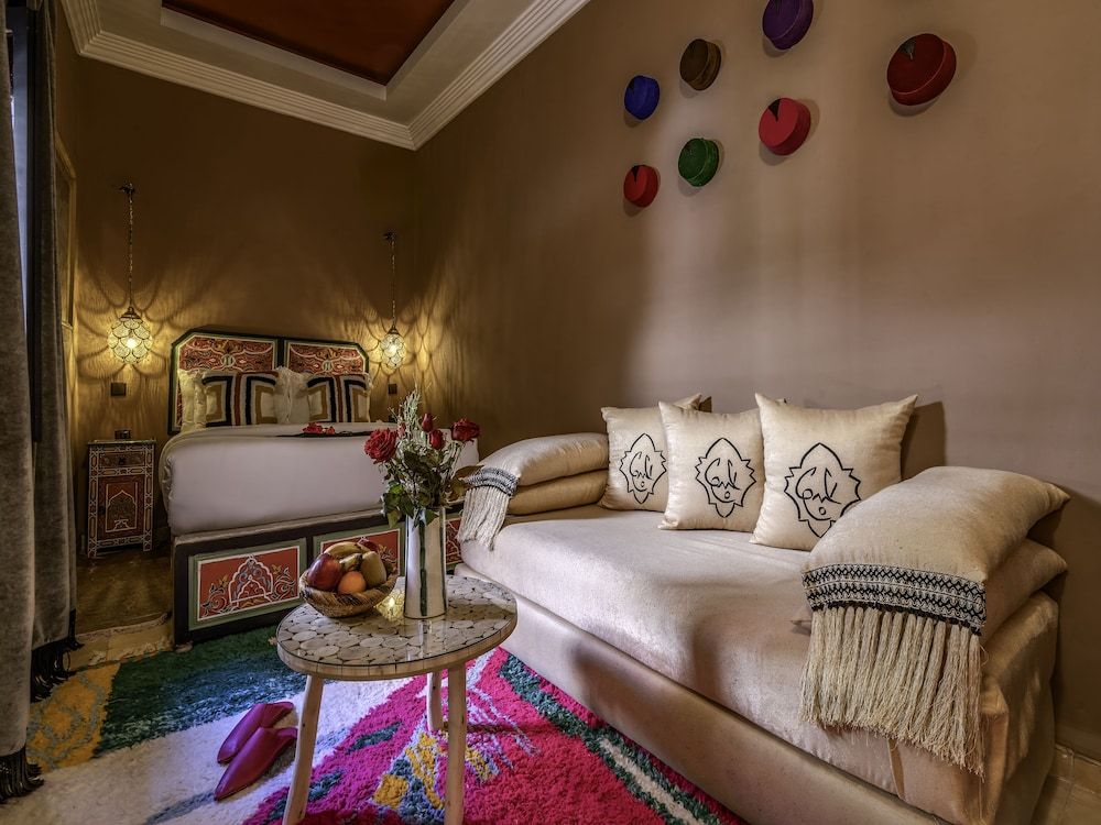 Riad Irhalne Standard Suite, Non Smoking, Bathtub / Santal Blanc