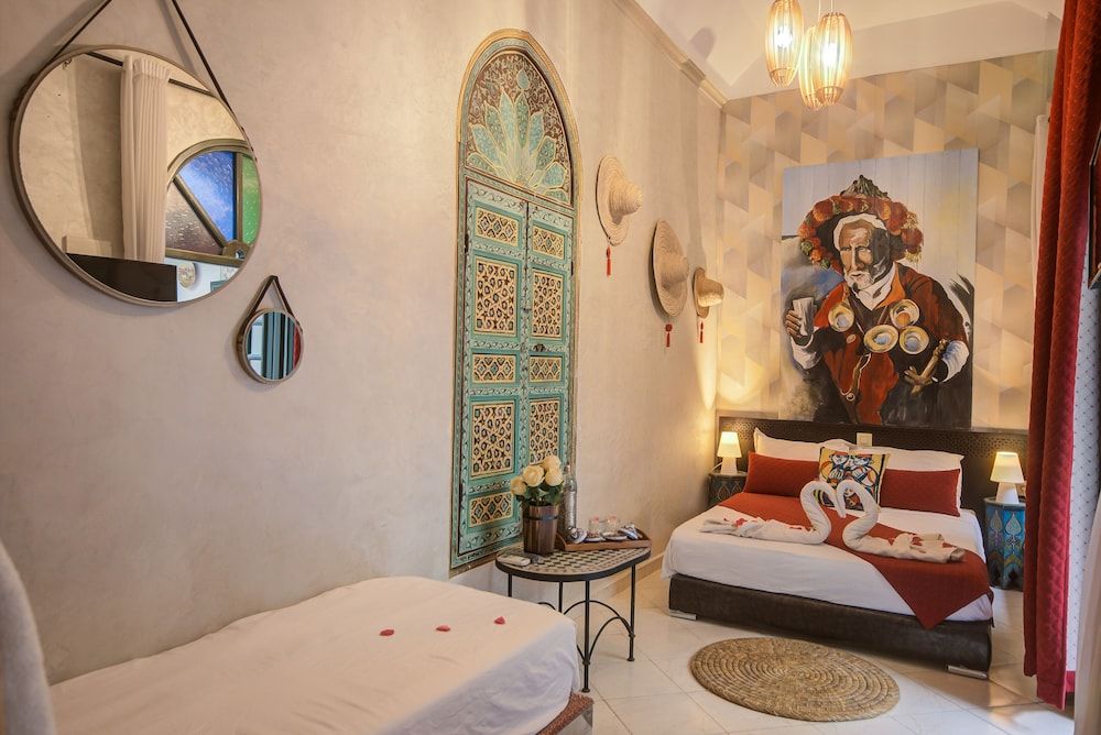Riad Les Oliviers & Spa Quadruple Room 14