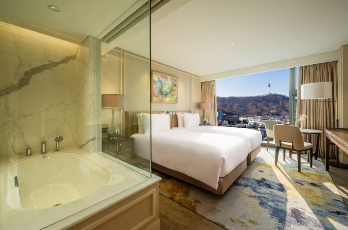 Executive room with 2 single beds