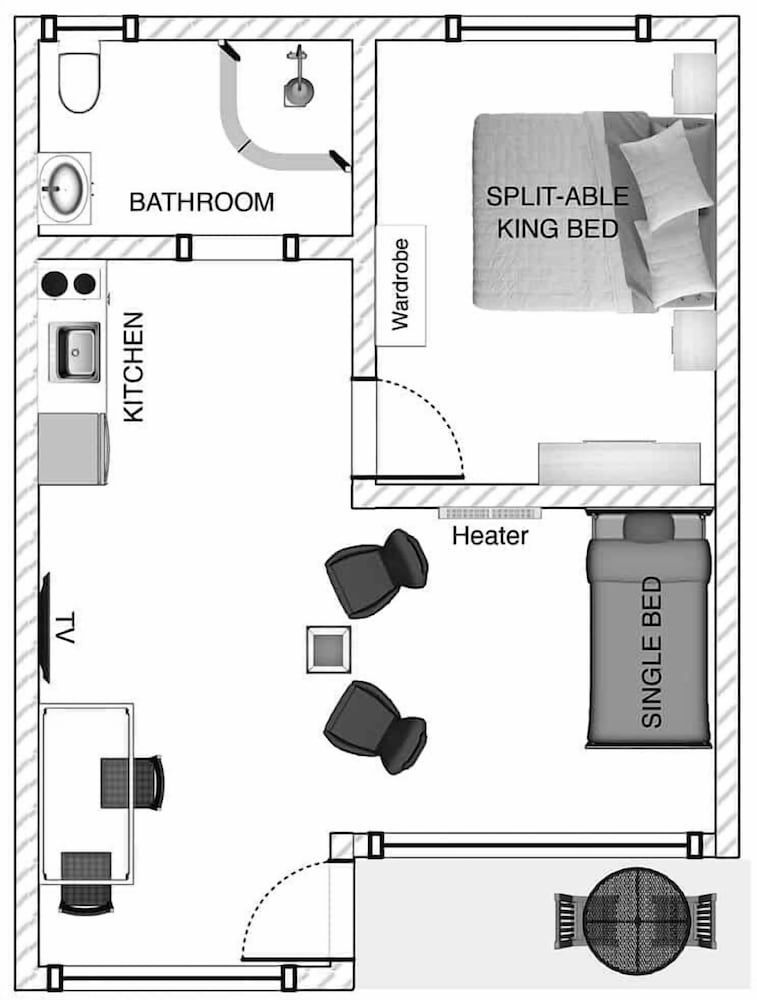 Cedar Lodge Motel Superior One Bedroom Unit 3