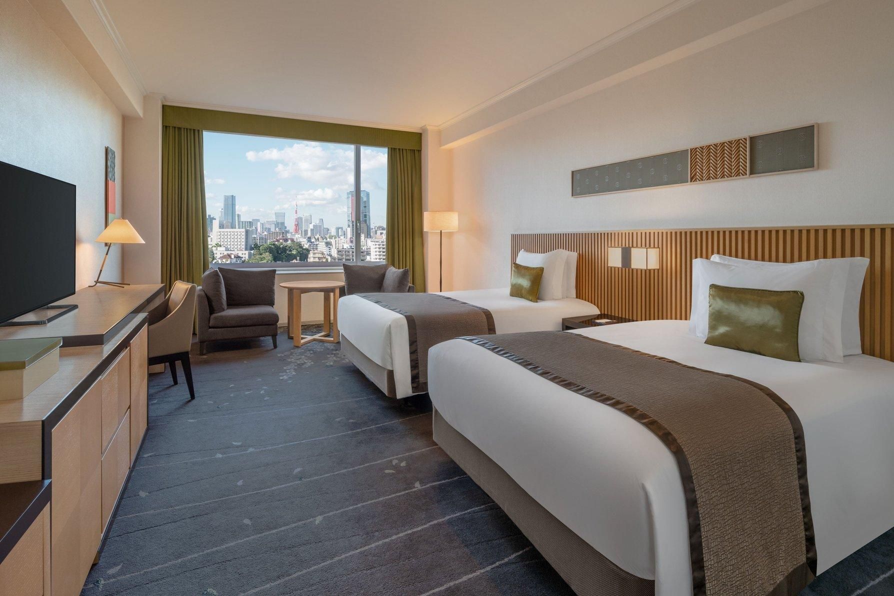 Upper Tower View Twin, Guest room, 2 Double, Upper floor