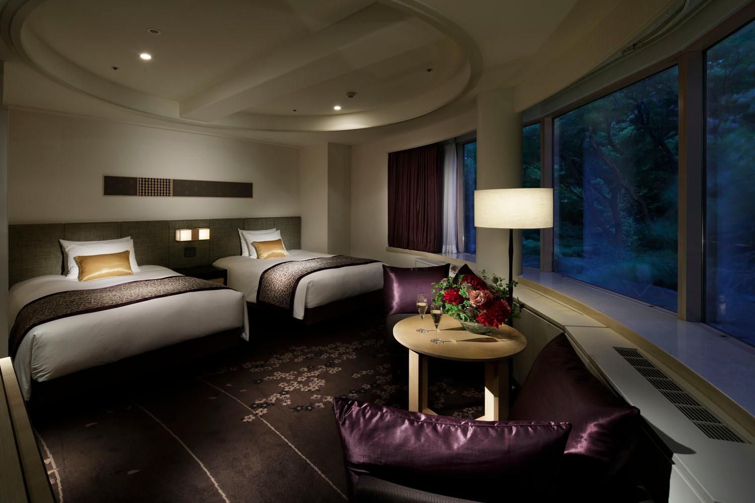 Junior Suite Twin Room Upper Floor (Non-Smoking)+ Sauna Access