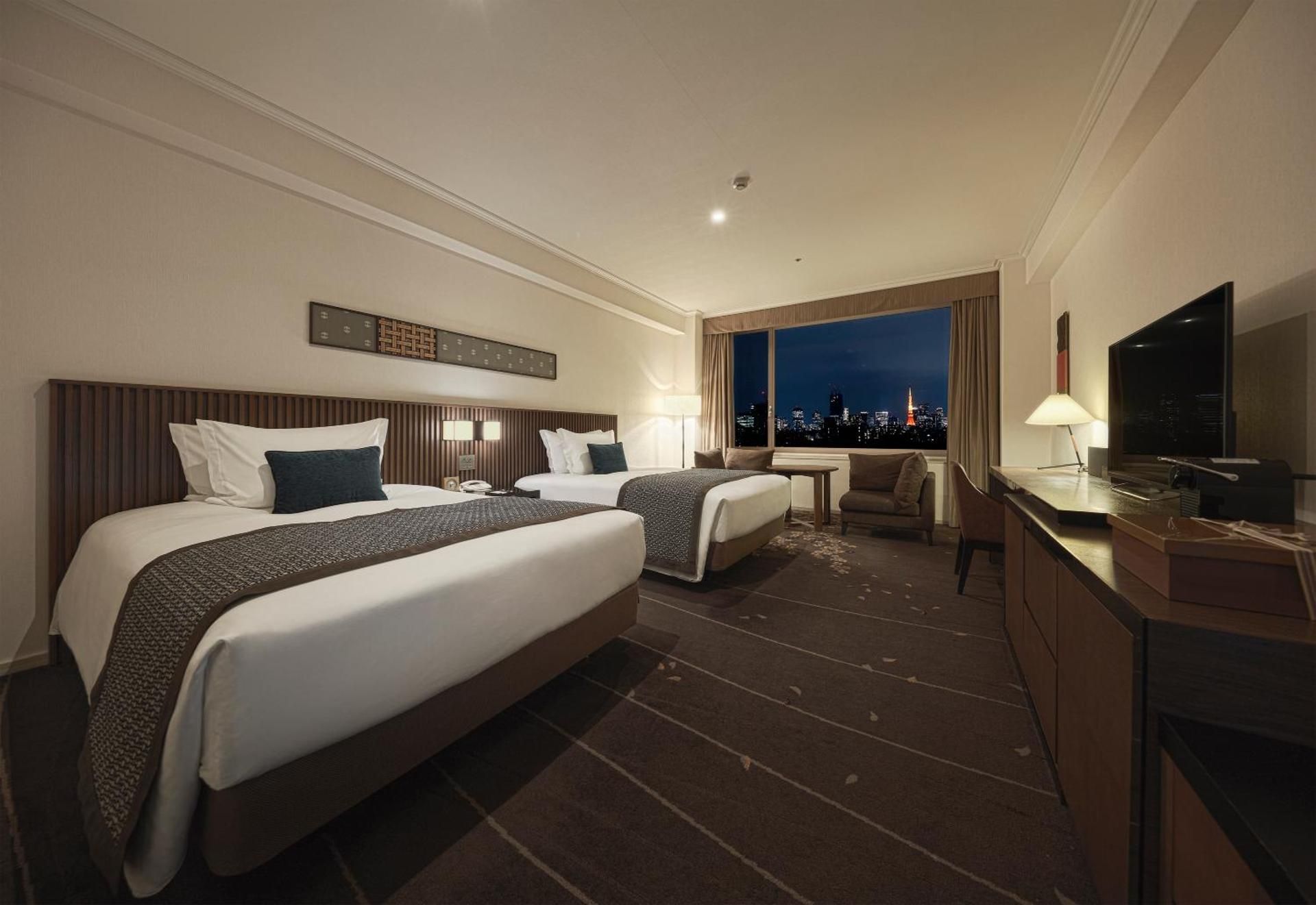 Tower Side Executive Twin (Non-Smoking) with Lounge Access and Lounge Breakfast Included + Sauna Access
