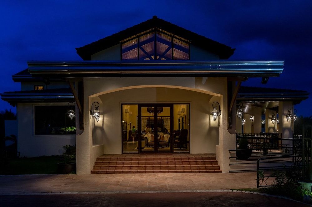 Front of property - evening/night