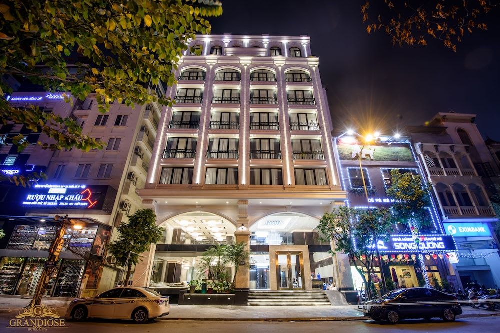 Front of property - evening/night