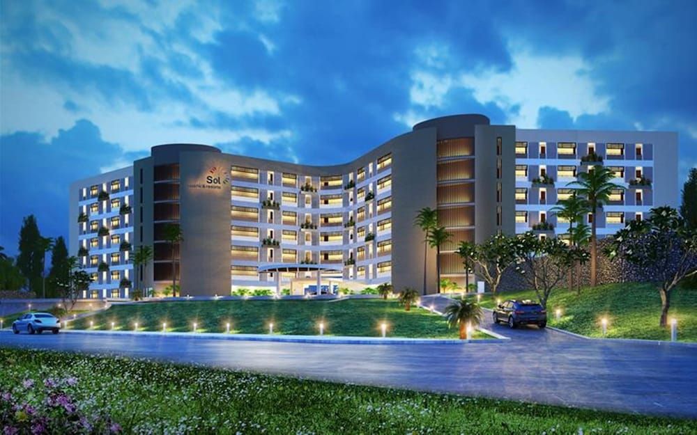 Front of property - evening/night