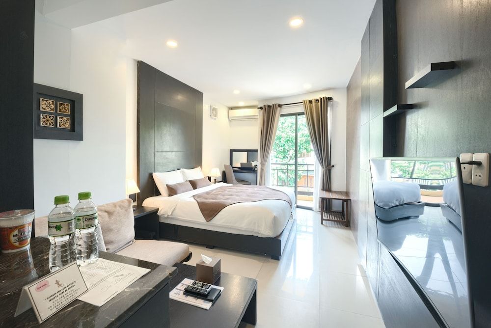 The Blossom Resort Island Da Nang Deluxe King Street View - Onsen, Sauna, Steam Sauna Inclusive