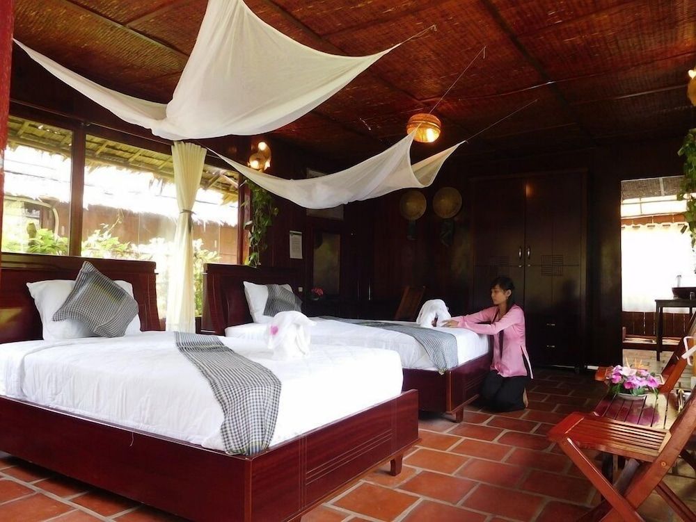 Mekong Ecolodge Triple Room, Garden View 3