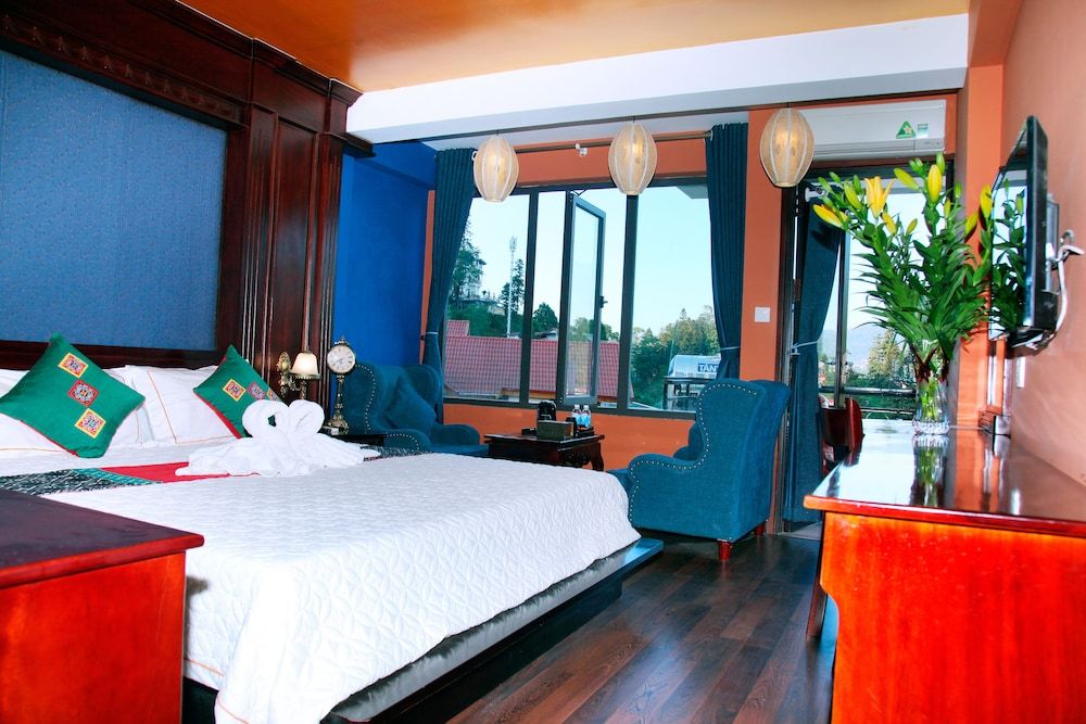 Sapa House Hotel Halal Certified Deluxe Double Room, Balcony 2