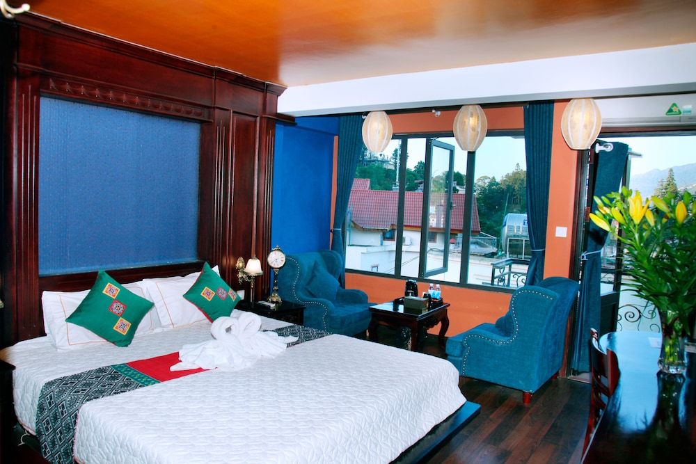 Sapa House Hotel Halal Certified Deluxe Double Room, Balcony 3