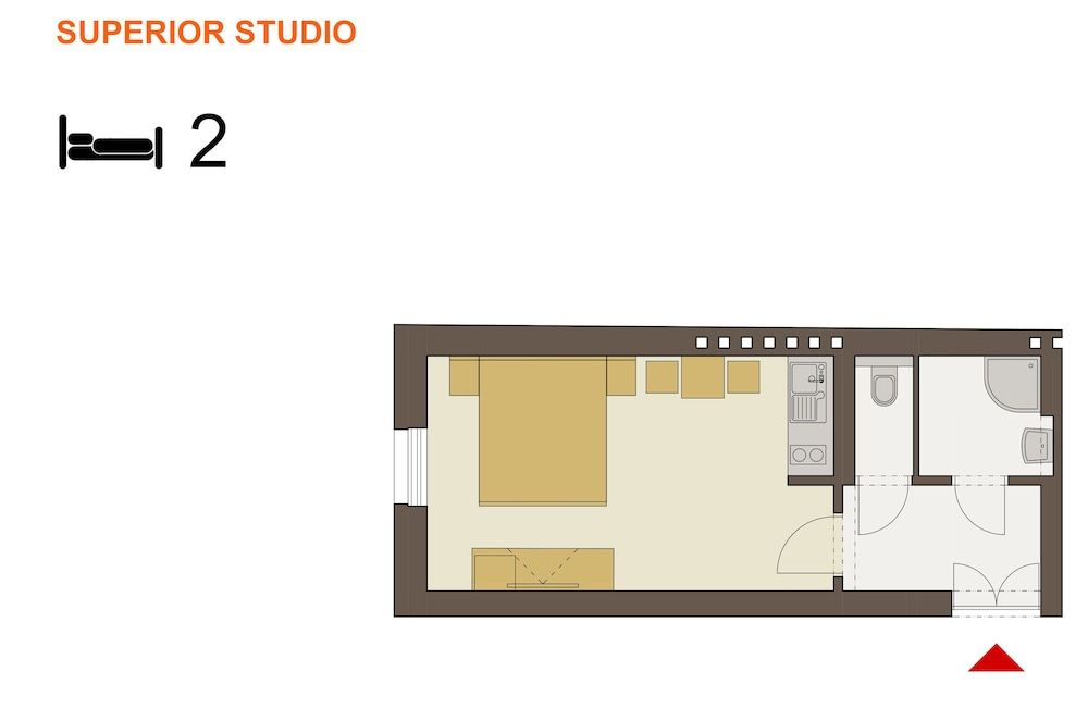 DownTown Suites Kodanská Superior Studio 3