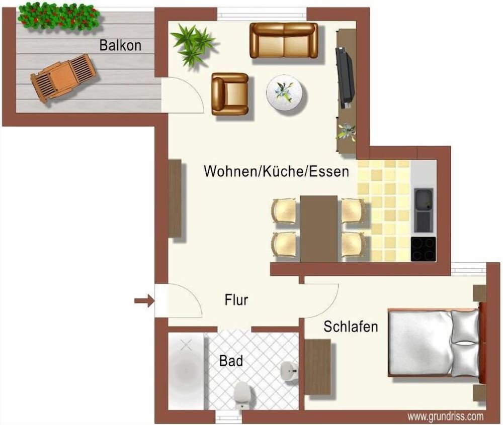 Room layout blue print