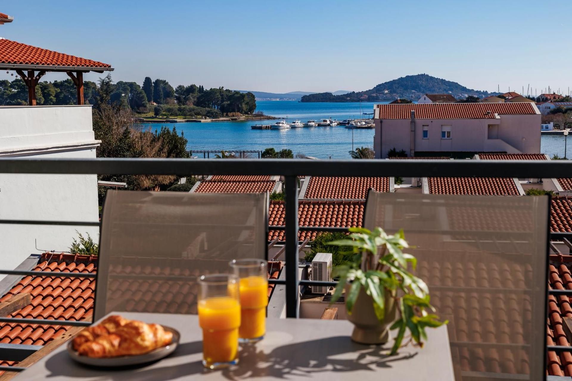 One-Bedroom Apartment with Balcony and Sea View