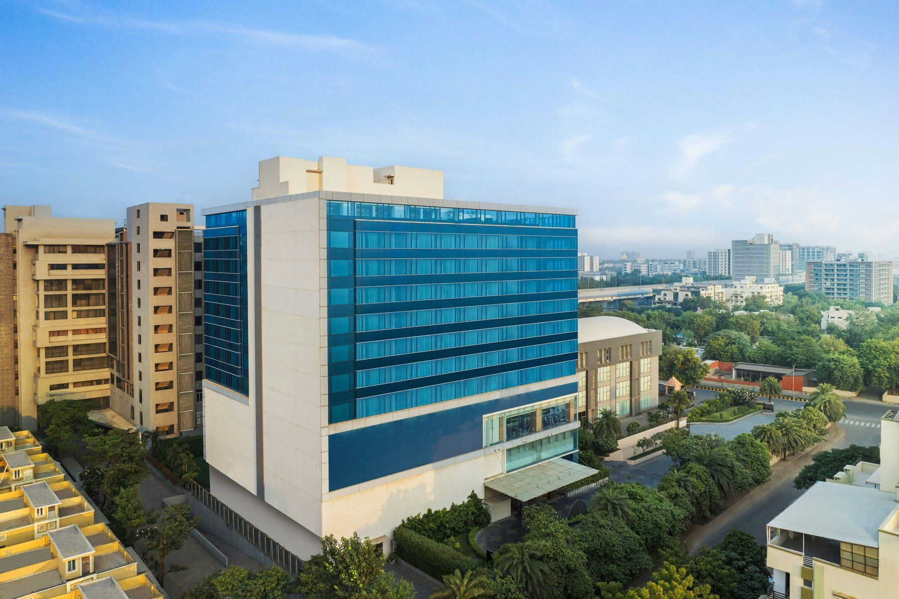 Alternate Façade View of the Hotel