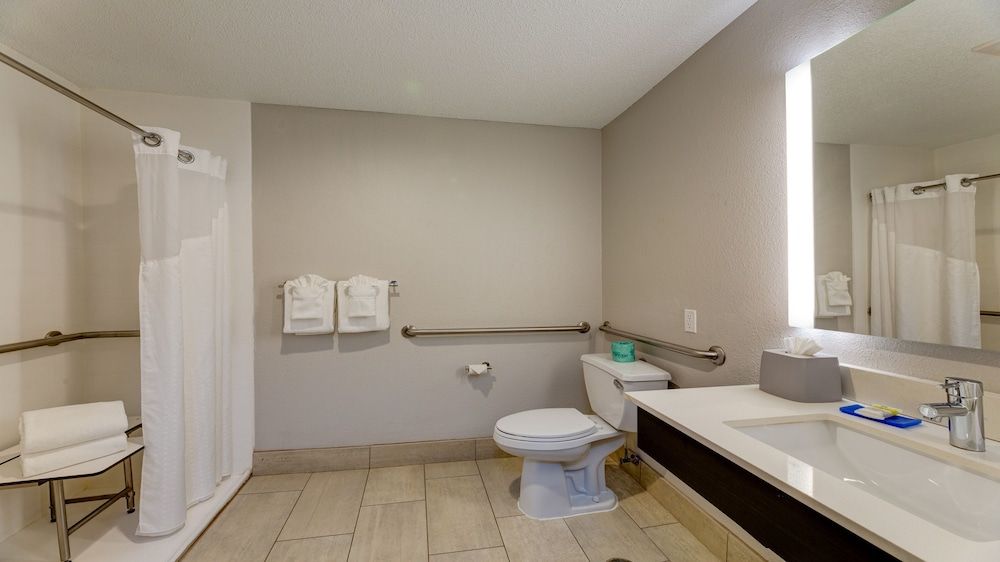 Room, 2 Double Beds, Accessible (Comms Accessible. Roll-In Shower)