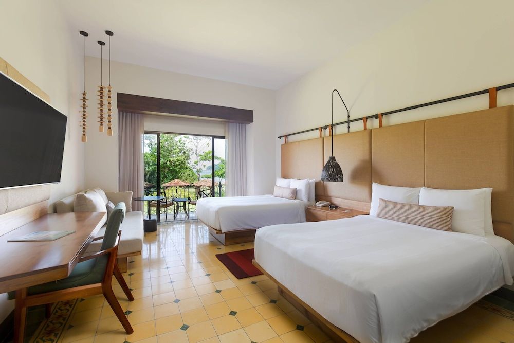 Room, 2 Double Beds, Non Smoking, Balcony (Ocean View)