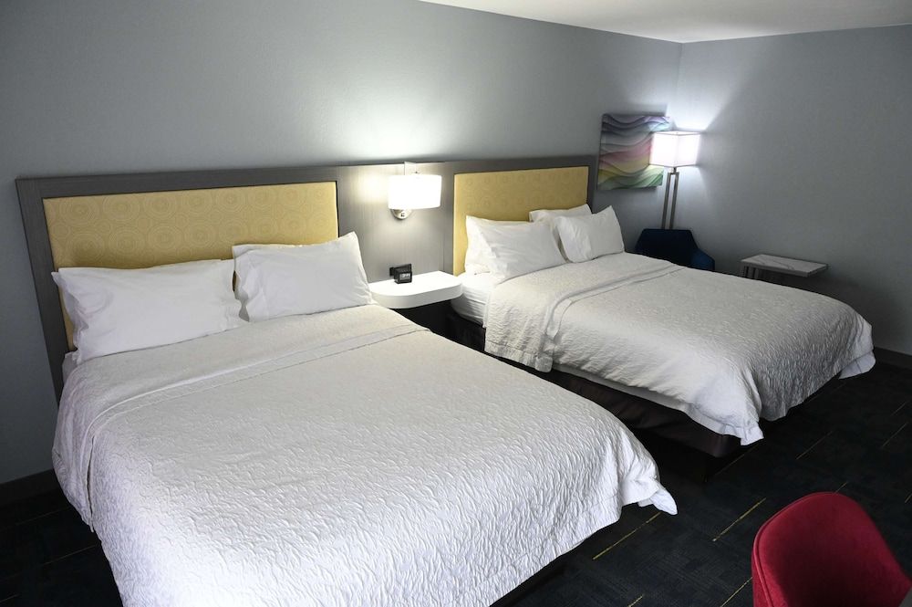 Room, Multiple Beds, Refrigerator & Microwave