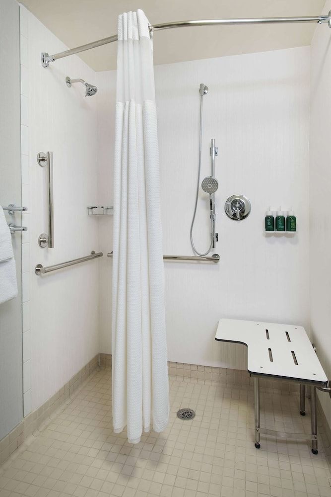 Suite, 1 Queen Bed with Sofa bed, Accessible (Mobility Roll in Shower One Bedroom)