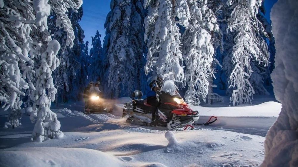 Snowmobiling