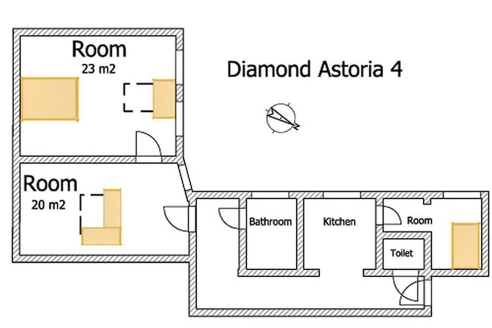 Diamond Astoria 4, Quiet Apartment Apartment, 2 Bedrooms 36