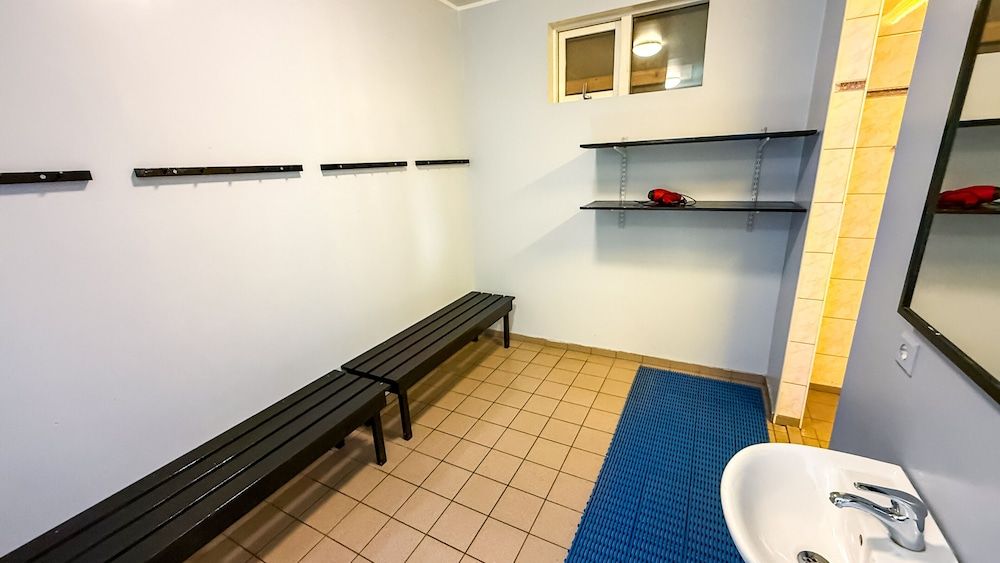 Fossatún Camping Pods & cottages – Sleeping bag accommodation Standard Cottage, 1 Queen Bed, Shared Bathroom, Mountain View 7