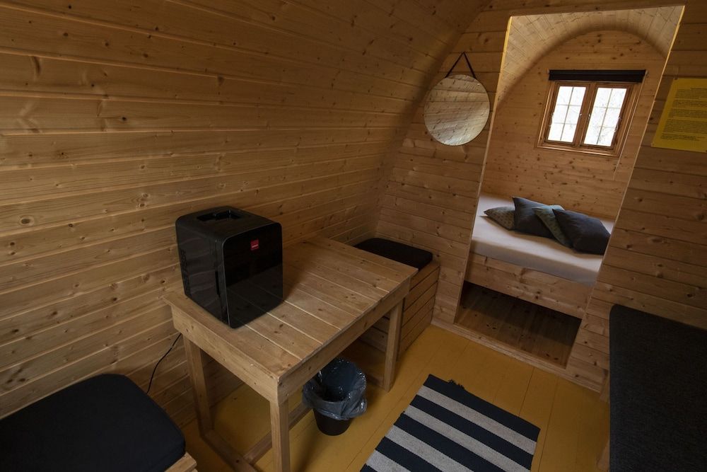 Fossatún Camping Pods & cottages – Sleeping bag accommodation Standard Cottage, 1 Queen Bed, Shared Bathroom, Mountain View 9