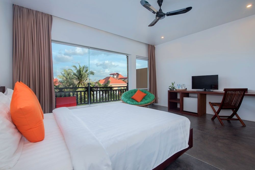 eOcambo Residence Deluxe Double Room, Balcony