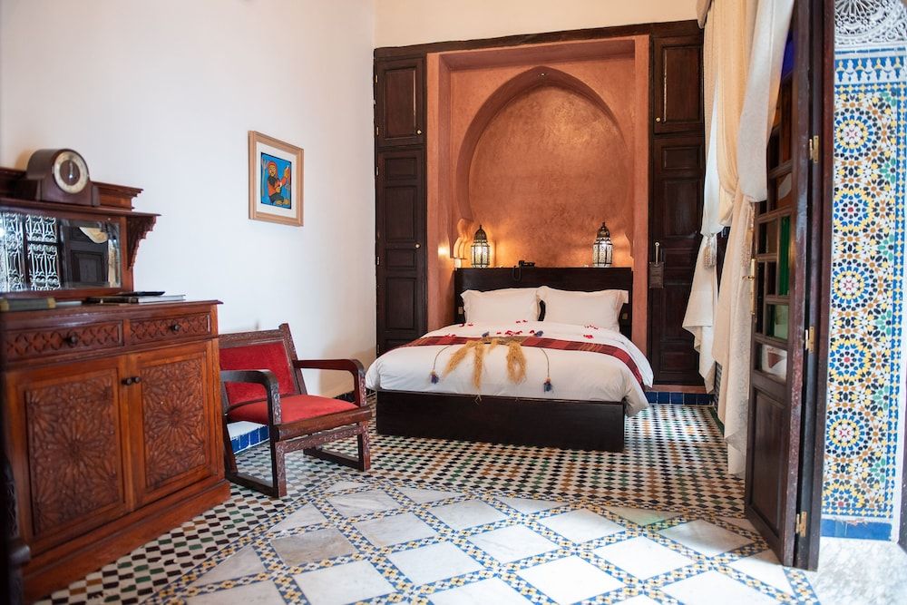 Riad Maison Bleue And Spa Deluxe Double or Twin Room, 1 Bedroom, Non Smoking, Courtyard View