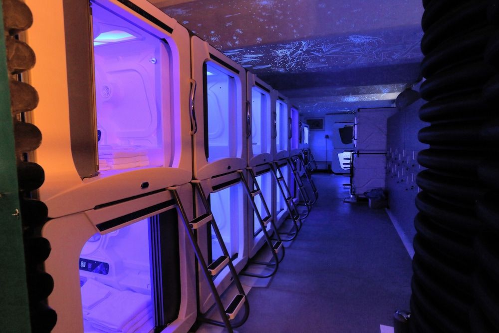 SubSpace Hostel One Front Capsule in Shared Area 5
