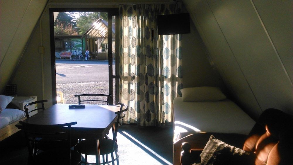 A Frame Cabin, No Linen