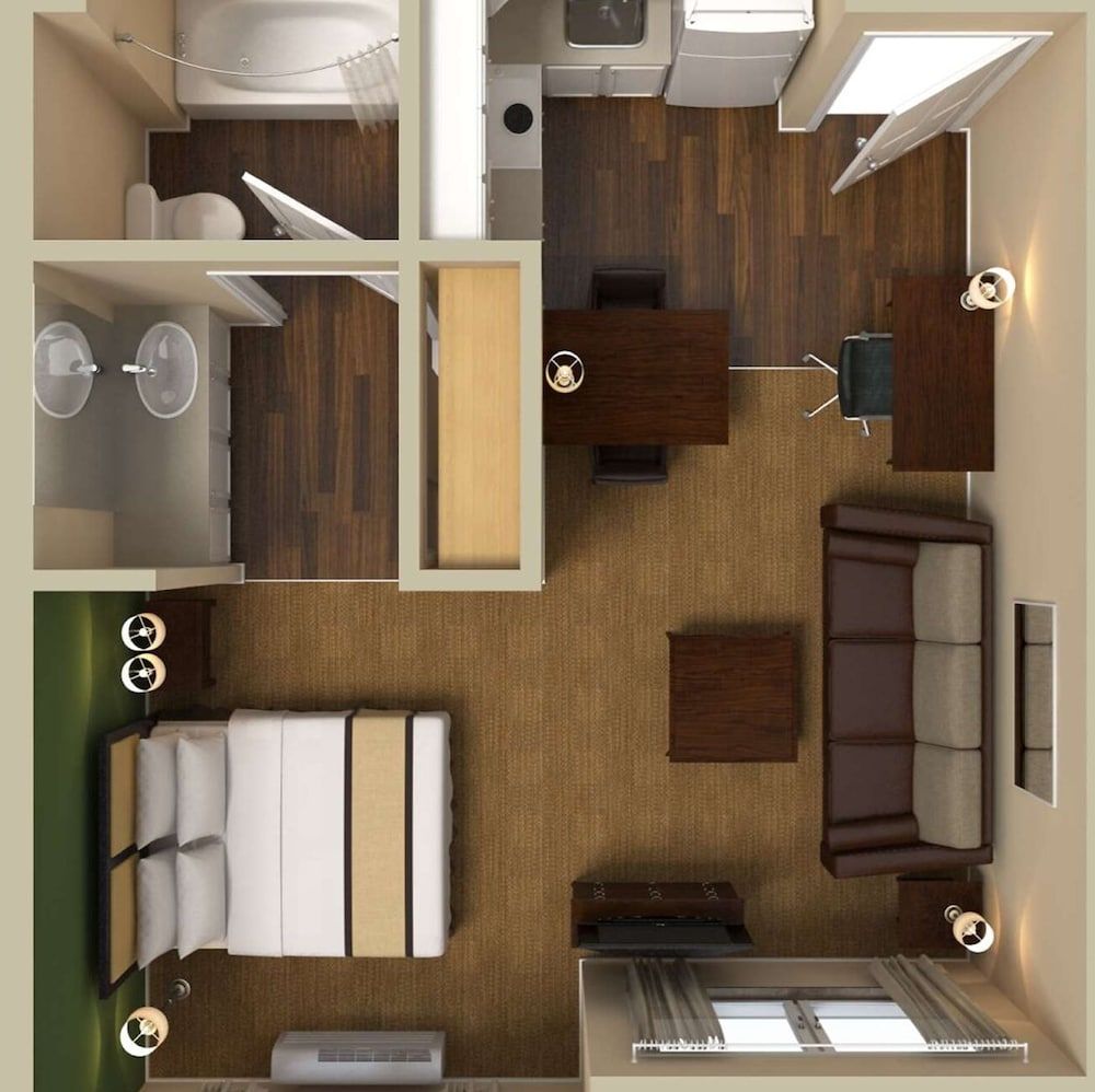 Deluxe Studio, 1 King Bed with Sofa bed, Non Smoking