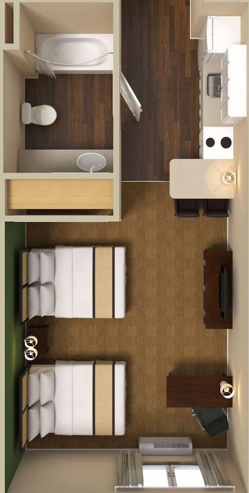 Studio, 2 Queen Beds, Non Smoking
