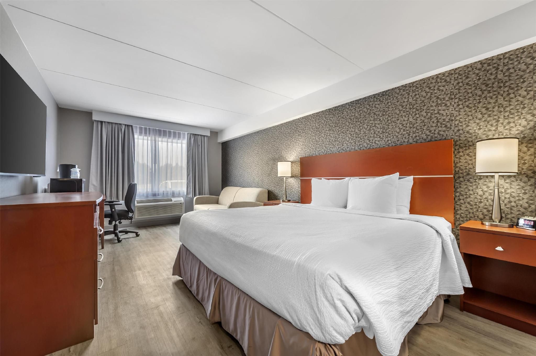 1 King Bed, Nonsmoking, Sofabed, Shower Only