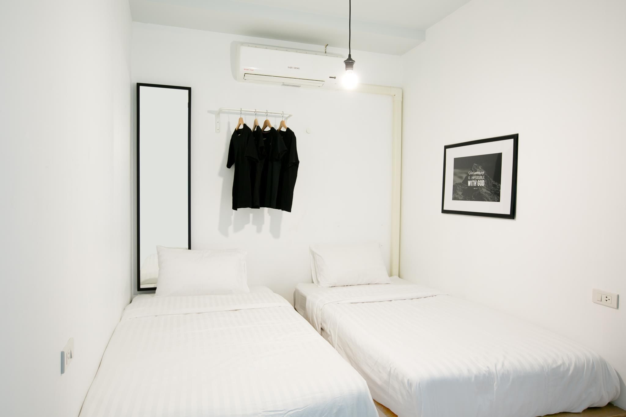 Twin Room Shared Bathroom